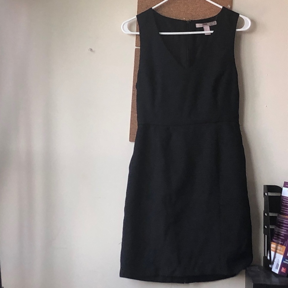 Formal Black V-Neck Dress
